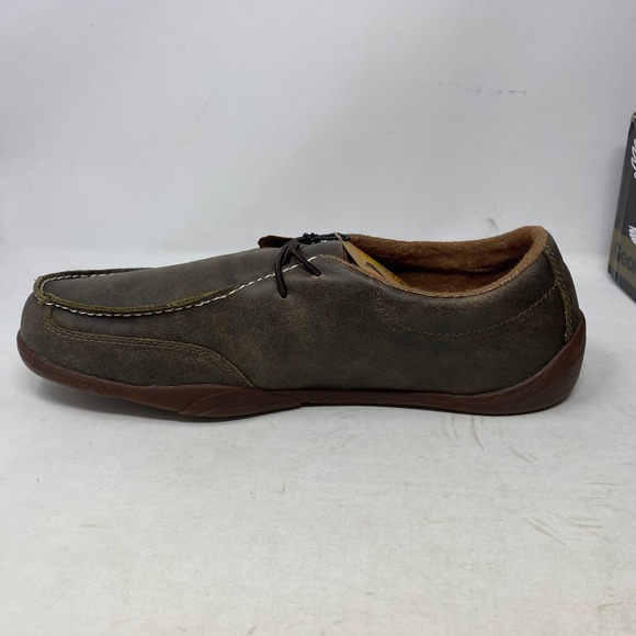 Georgia Boot Cedar Falls Mens Brown Leather Moc Toe Loafers GB00561 Size 11M NEW main image 11